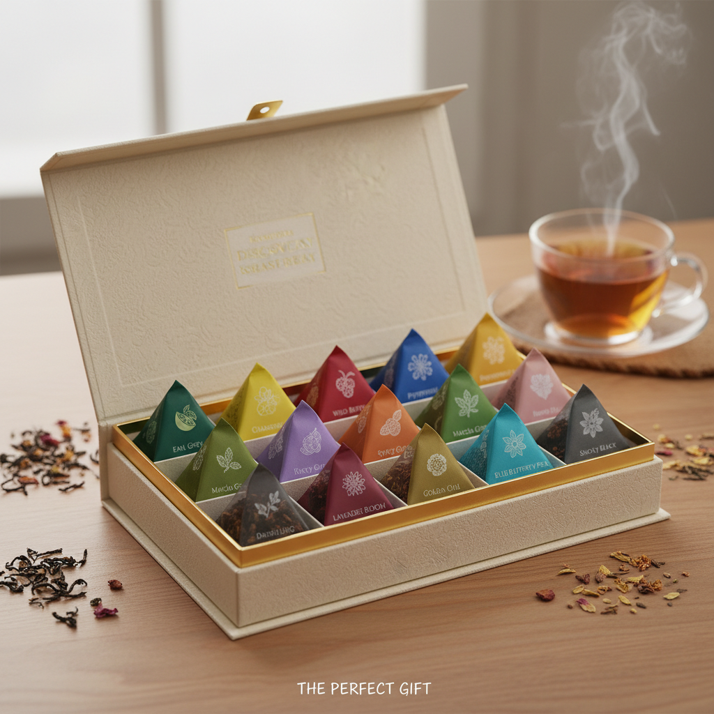 Coffret Découverte Thé - 12 Saveurs Différentes - Cadeau parfait